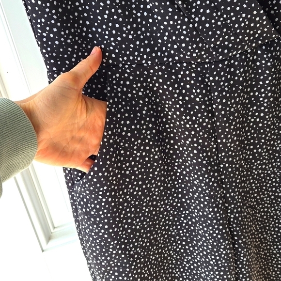 Sam Edelman Black and White Polka Dot Jumpsuit - Picture 5 of 12
